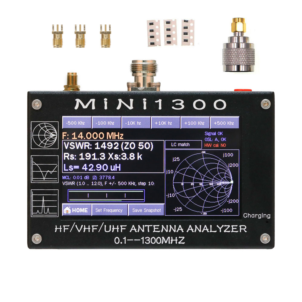 Mini1300 Antenna Analyzer | 0.1-1300 MHz 